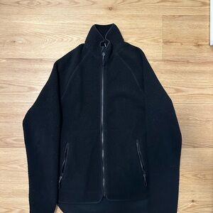 Arket Black Fleece Jacket